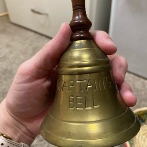 Vintage Brass Captains Bell